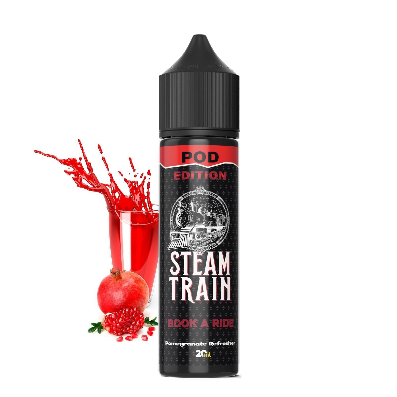 Steam Train - POD Edition - Book A Ride Shake 'n' Vape - 20mL Vape Shot