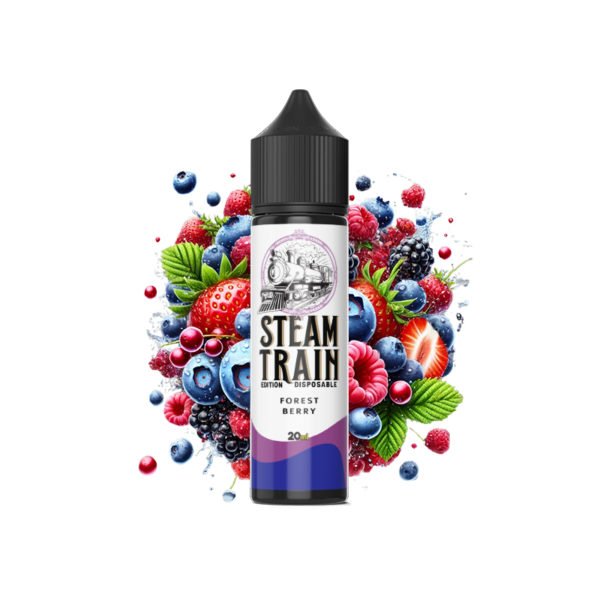 Steam Train - Disposable Edition - Vapeshot 20mL Shake 'n' Vape / Forest Berry