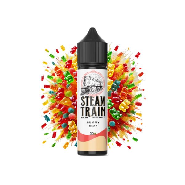Steam Train - Disposable Edition - Vapeshot 20mL Shake 'n' Vape / Gummy Bear