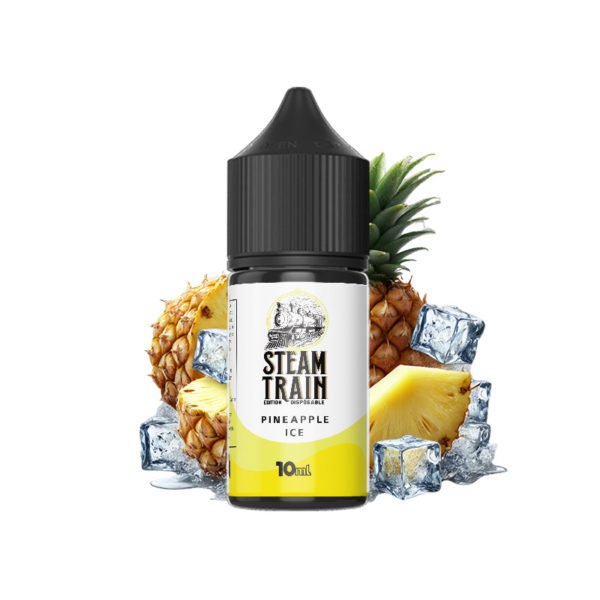 Steam Train - Disposable Edition - Vapeshot 10mL Shake 'n' Vape / Pineapple Ice