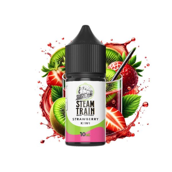 Steam Train - Disposable Edition - Vapeshot 10mL Shake 'n' Vape / Strawberry Kiwi