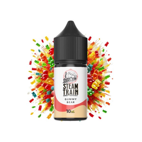 Steam Train - Disposable Edition - Vapeshot 10mL Shake 'n' Vape / Gummy Bear