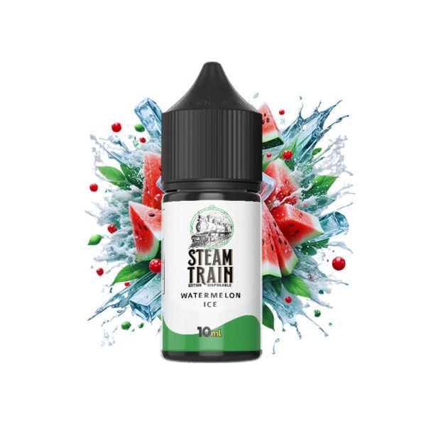 Steam Train – Disposable Edition Vapeshot 10mL Shake 'n' Vape / Watermelon Ice