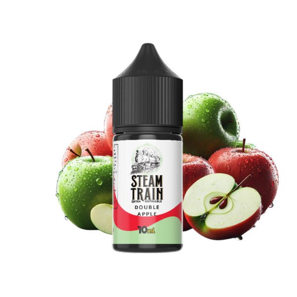 Steam Train - Disposable Edition - Vapeshot 10mL Shake 'n' Vape / Double Apple