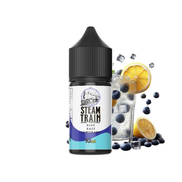 Steam Train - Disposable Edition - Vapeshot 10mL Shake 'n' Vape / Blue Razz Lemonade