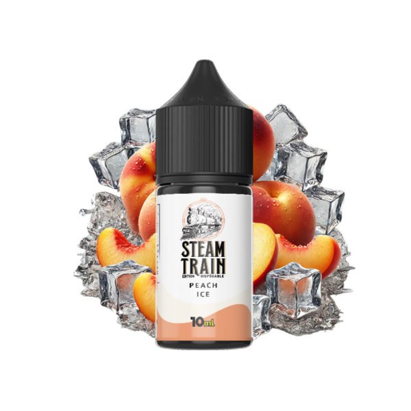 Steam Train - Disposable Edition - Vapeshot 10mL Shake 'n' Vape / Peach Ice