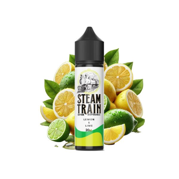 Steam Train - Disposable Edition - Vapeshot 20mL Shake 'n' Vape / Lemon & Lime