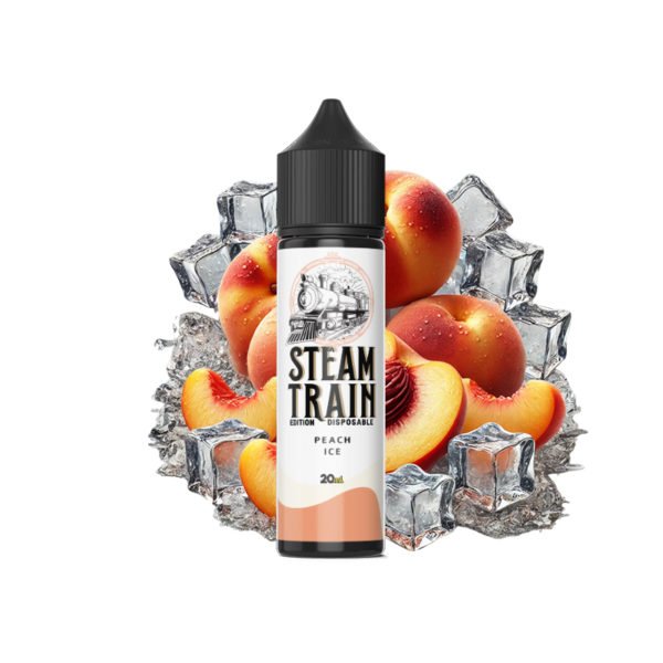 Steam Train - Disposable Edition - Vapeshot 20mL Shake 'n' Vape / Peach Ice