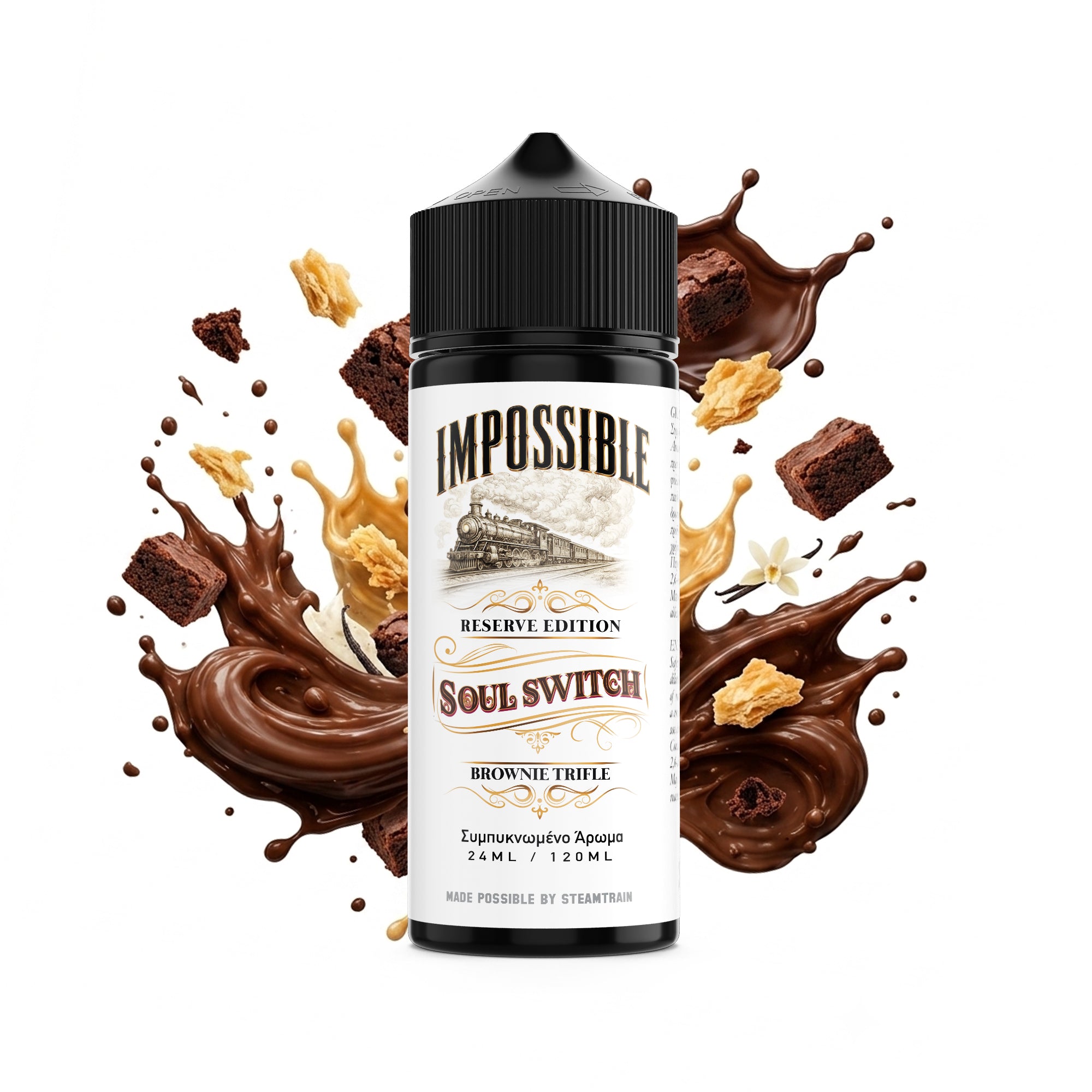 Impossible by Steam Train - Soul Switch Shake 'n' Vape 24mL Vape Shot