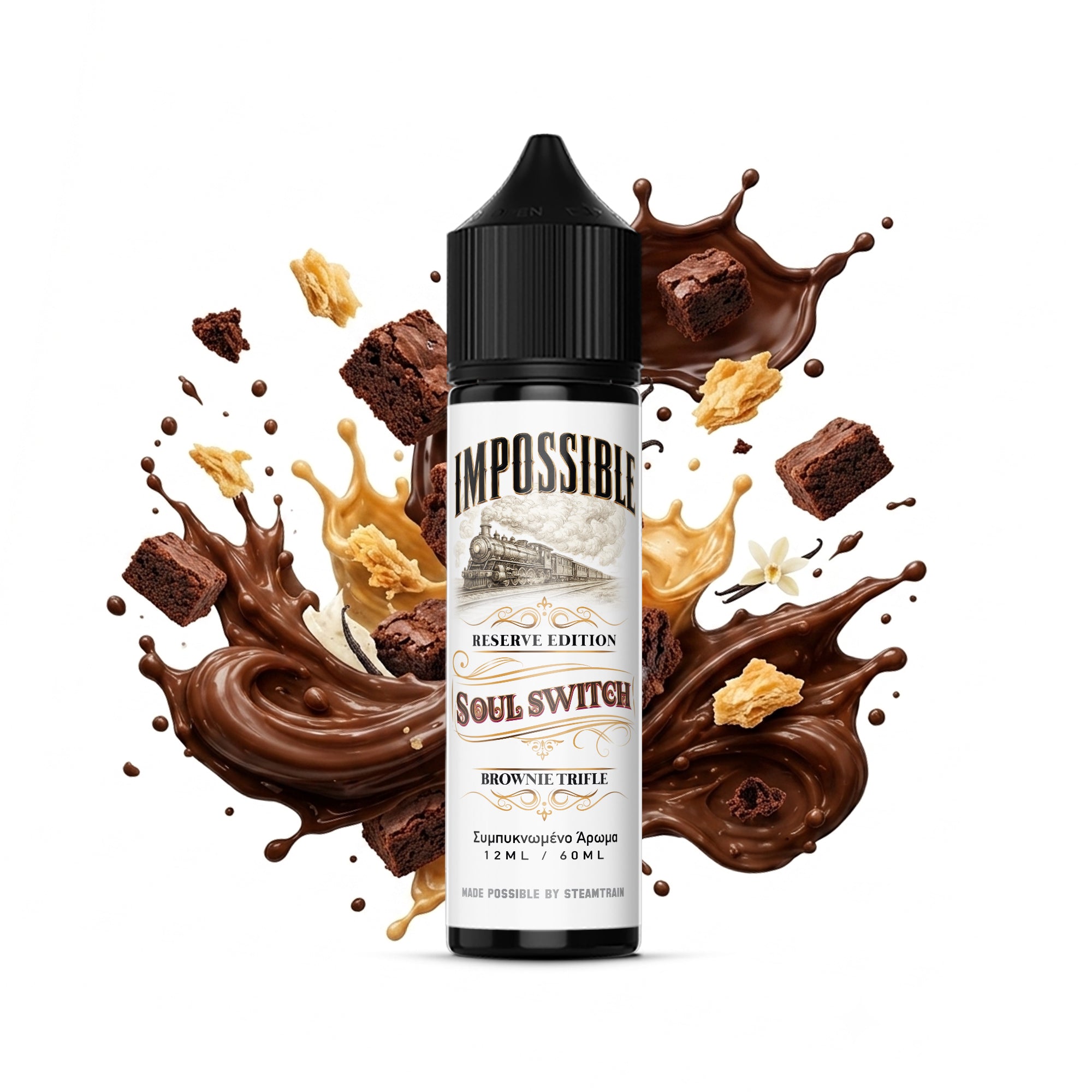Impossible by Steam Train - Soul Switch Shake 'n' Vape 12mL Vape Shot