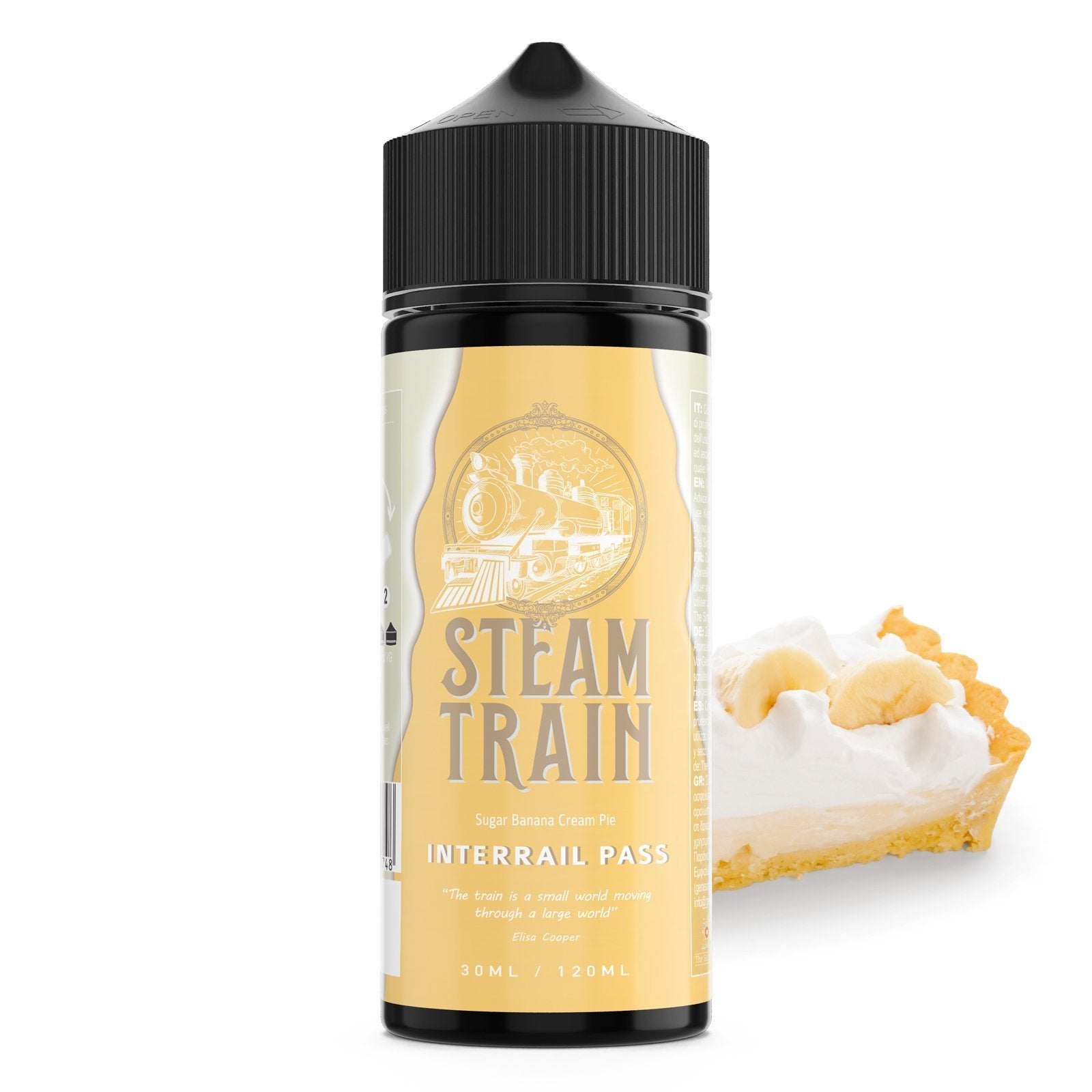 Steam Train Interrail Pass Shake ' n' Vape - 30mL Vape Shot