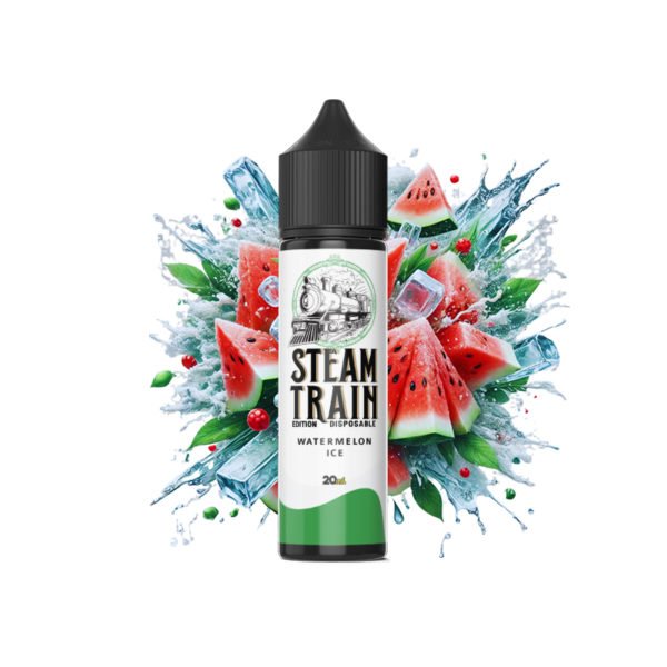 Steam Train - Disposable Edition - Vapeshot 20mL Shake 'n' Vape / Watermelon Ice