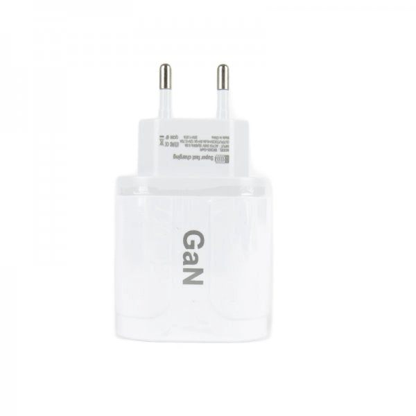 Adaptater Wall/USB & USB Type-C 65W 5V Super Fast Charge 3.0 - BK385-GaN