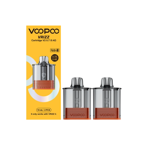 Voopoo Vrizz V2 Dual Mesh 15mL Cartridges