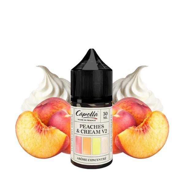Capella Flavors - Peaches & Cream V2 Concentrate Aroma 30mL