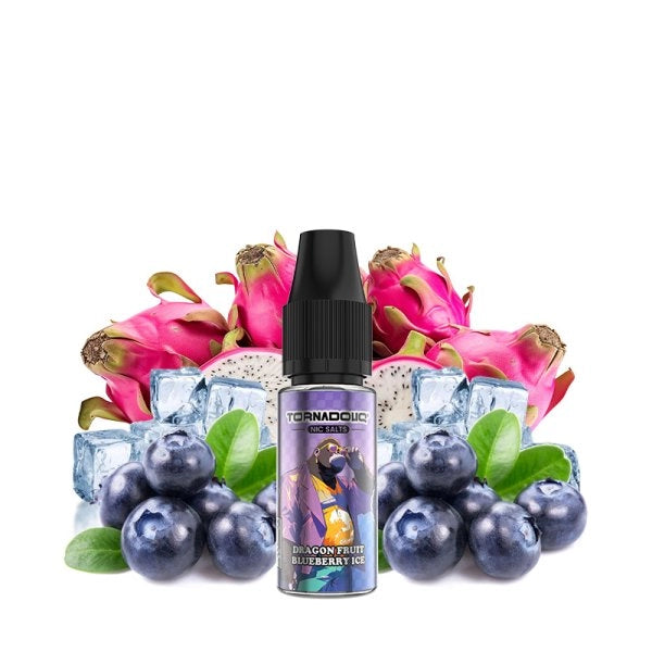 Tornadoliq Dragon Fruit Blueberry Ice Nic Salts 10mL - 20mg