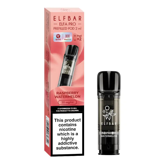 Elfbar Elfa Pro Replacement Prefilled Pod x2 - Raspberry Watermelon