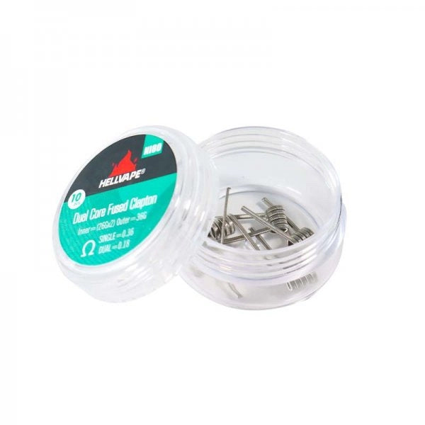 Hellvape - Dual Core Fused Claptons Coils NI80