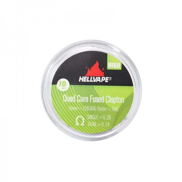Hellvape - Quad Core Fused Claptons Coils NI80