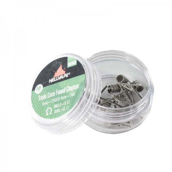 Hellvape Triple Core Fused Claptons Coils NI80
