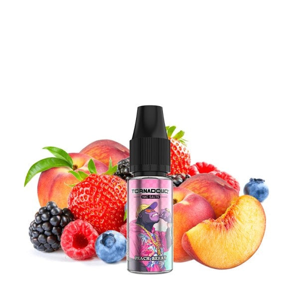 Tornadoliq Peach Berry Nic Salts 10mL - 20mg