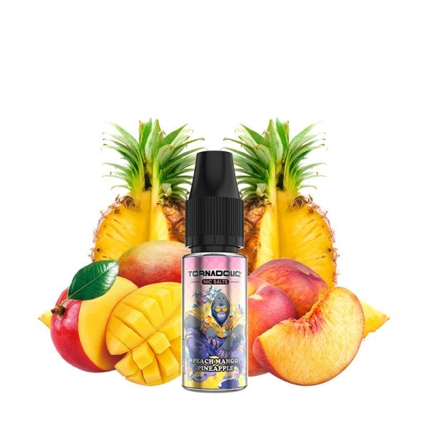 Tornadoliq Peach Mango Pineapple Nic Salts 10mL - 20mg