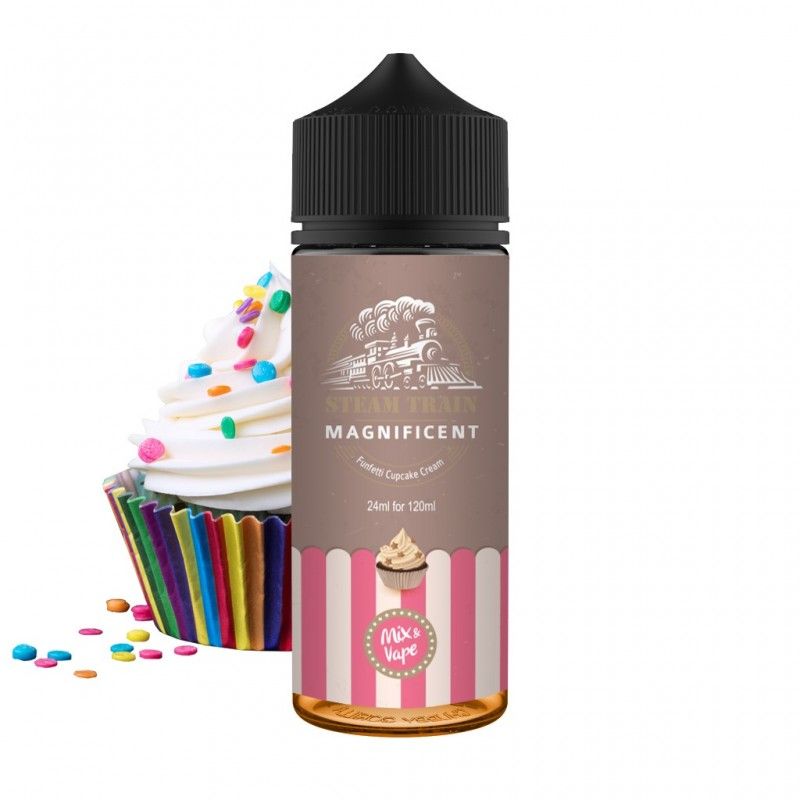 Steam Train Magnificent Shake 'n' Vape - 24mL Vape Shot