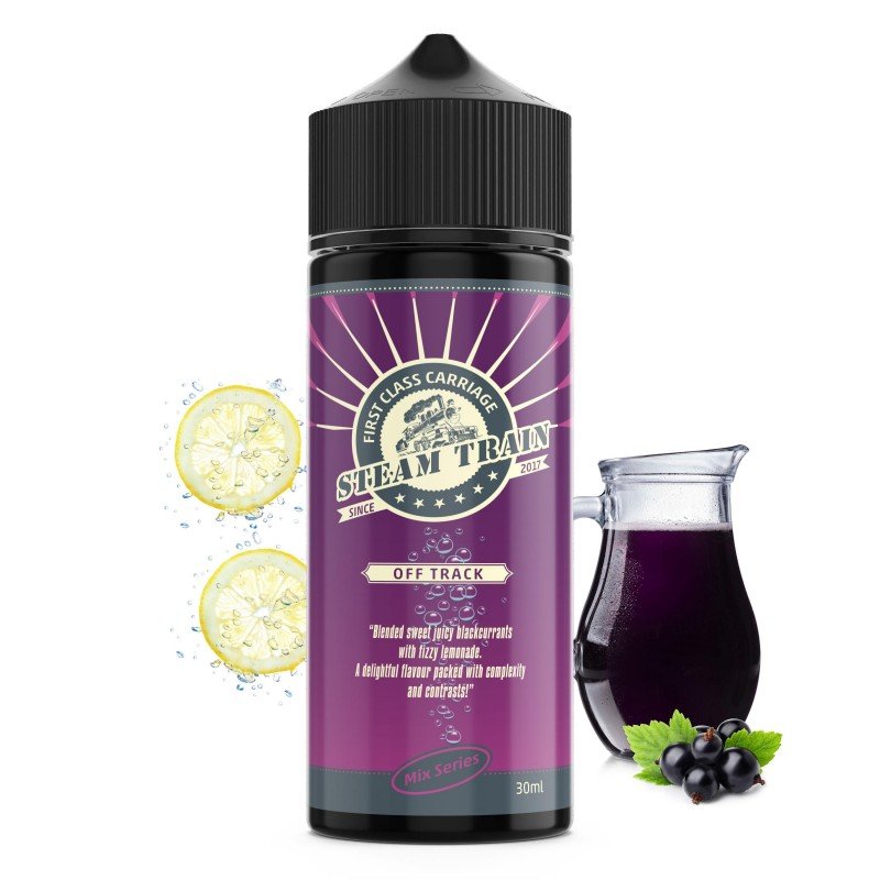 Steam Train Off Track Shake 'n' Vape - 30mL Vape Shot