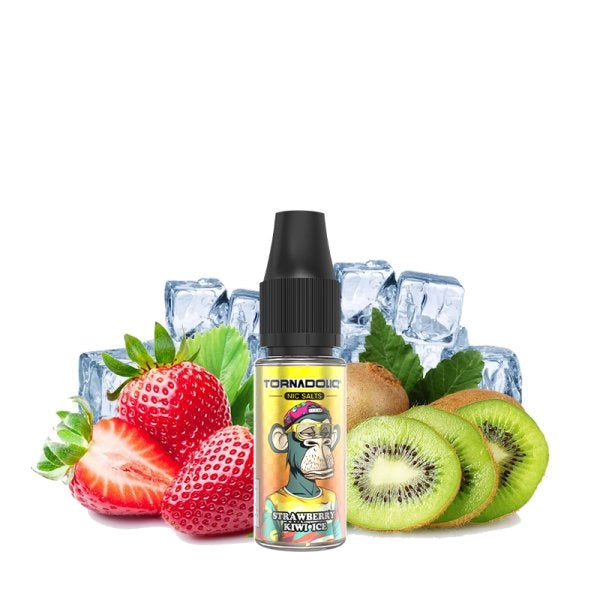 Tornadoliq Strawberry Kiwi Ice Nic Salts 10mL - 20mg