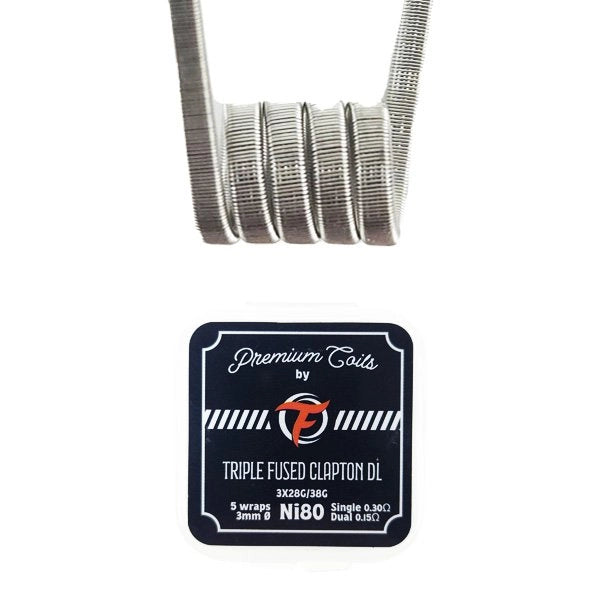 FUMYTECH Triple Fused Clapton DL NI80 0.3Ω (10pcs)